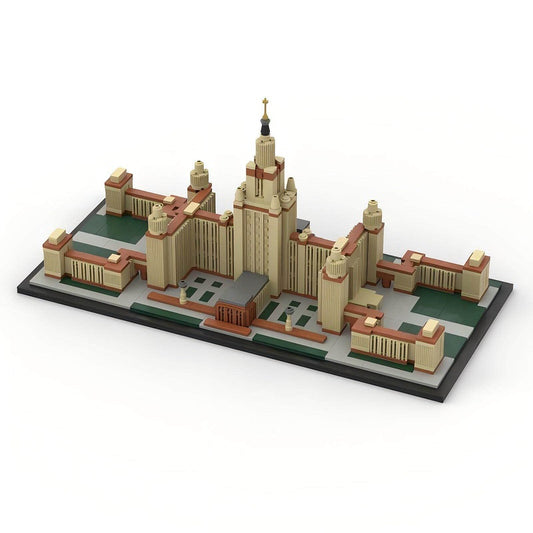 Moscow State University Skyline Building Kit | LEGO-Compatible MOC - 1