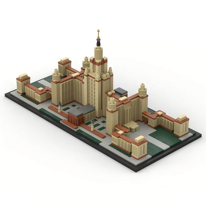 Moscow State University Skyline Building Kit | LEGO-Compatible MOC - 2