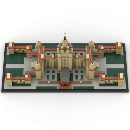 Moscow State University Skyline Building Kit | LEGO-Compatible MOC - 4