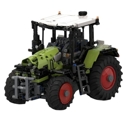Motorized Farm Tractor with PTO MOC Building Kit - 1