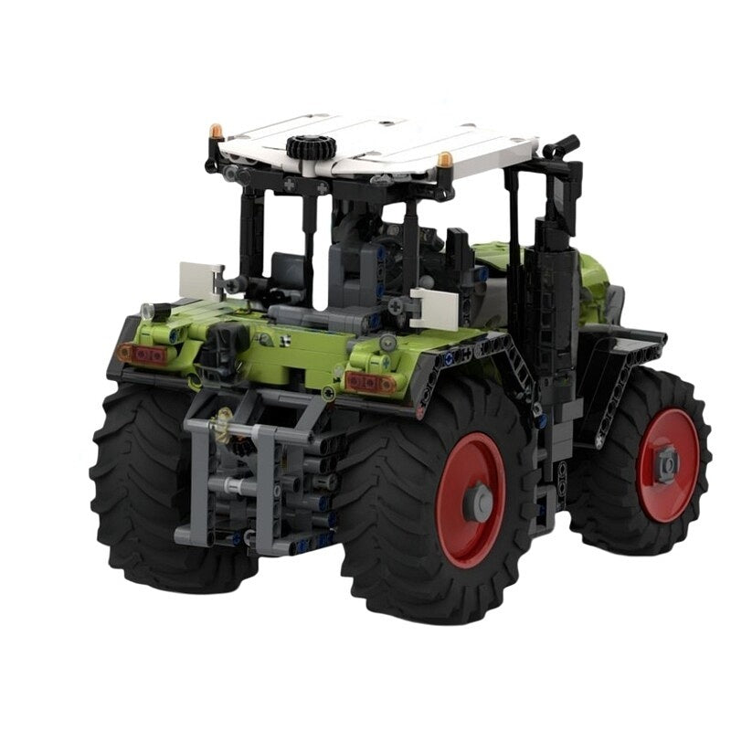 Motorized Farm Tractor with PTO MOC Building Kit - 3