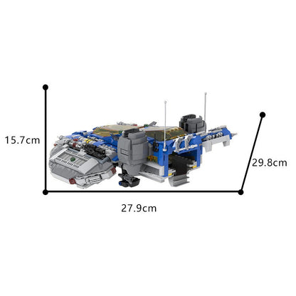 MPV Reliant Spaceship MOC Building Kit | Futuristic Spacecraft - 4
