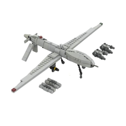 MQ-1 Predator Drone MOC Building Kit | 1:35 Military Aircraft Model - 1