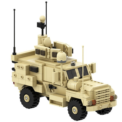 MRAP Armored Tactical Vehicle MOC Building Kit | 542 PCS Military Transport Model - 3