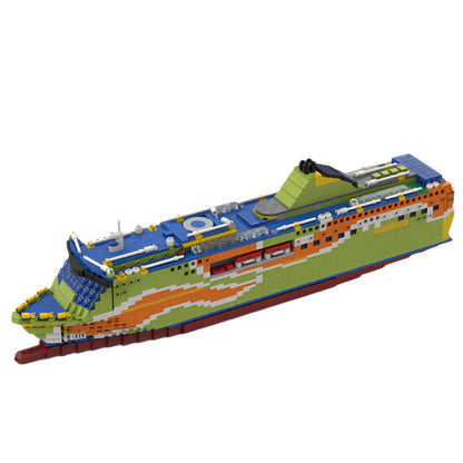 MS Superstar Ferry Building Kit | LEGO-Compatible MOC - 2