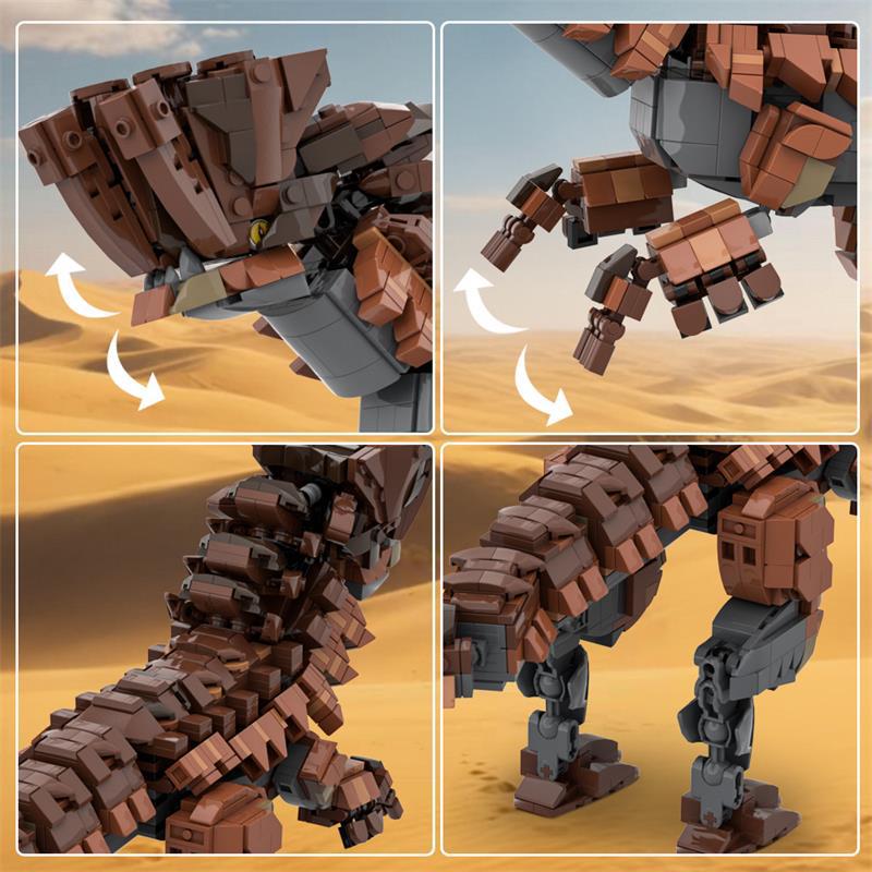 Muddy Armored Dragon MOCBuilding Kit | LEGO-Compatible MOC - 3