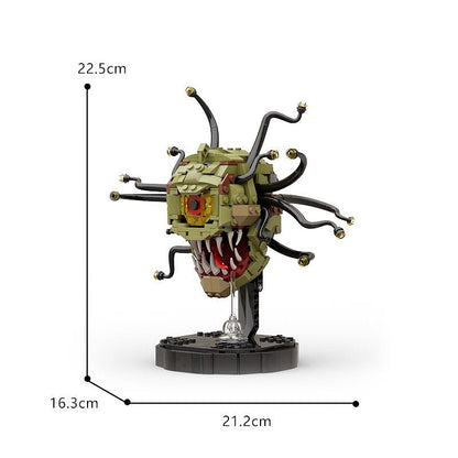 Multi-Eyed Floating Dungeon Boss MOC Building Kit | Fantasy Monster - 3