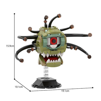 Multi-Eyed Floating Dungeon Boss MOC Building Kit | Fantasy Monster - 7