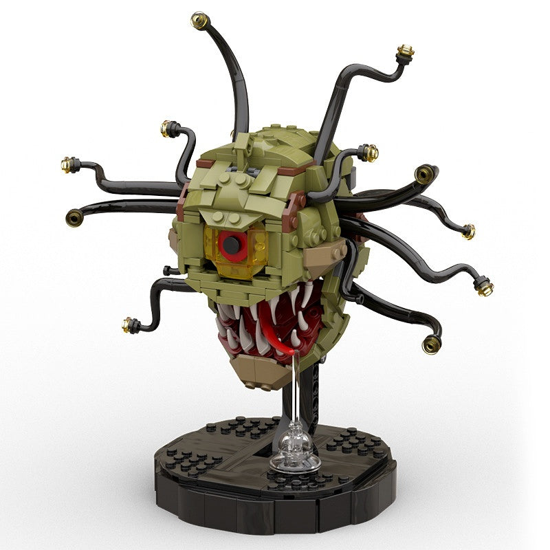 Multi-Eyed Floating Dungeon Boss Monster Building Kit | LEGO-Compatible MOC - 1