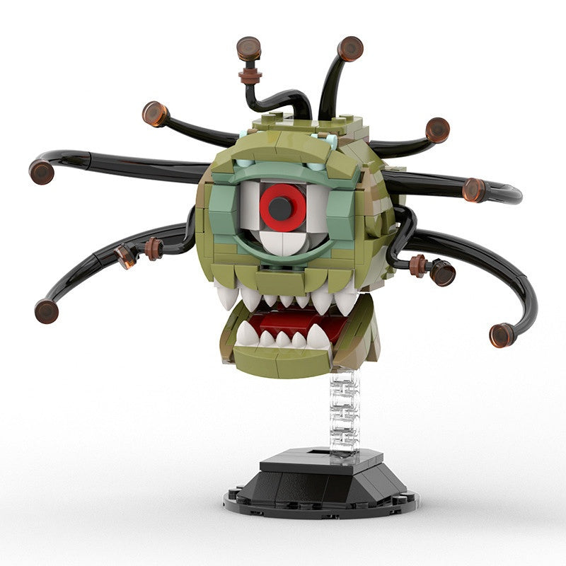 Multi-Eyed Floating Dungeon Boss Monster Building Kit | LEGO-Compatible MOC - 2