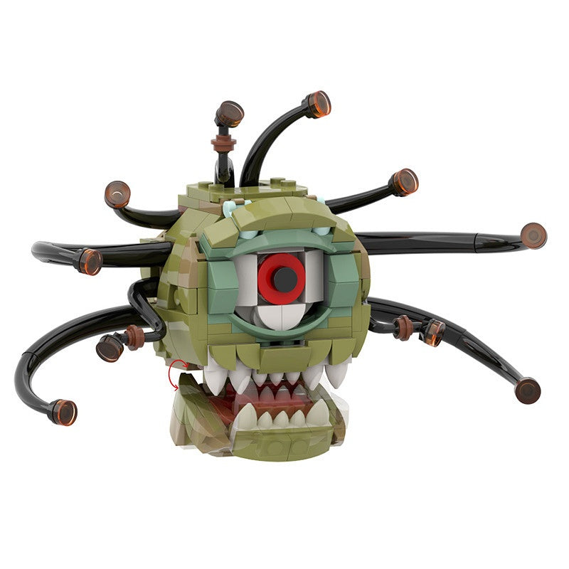 Multi-Eyed Floating Dungeon Boss Monster Building Kit | LEGO-Compatible MOC - 3