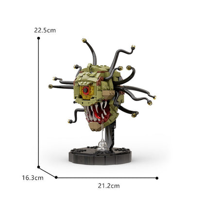 Multi-Eyed Floating Dungeon Boss Monster Building Kit | LEGO-Compatible MOC - 3
