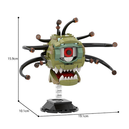 Multi-Eyed Floating Dungeon Boss Monster Building Kit | LEGO-Compatible MOC - 4