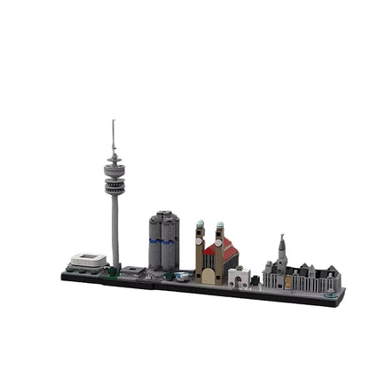 Munich Skyline Building Kit | LEGO-Compatible MOC - 1