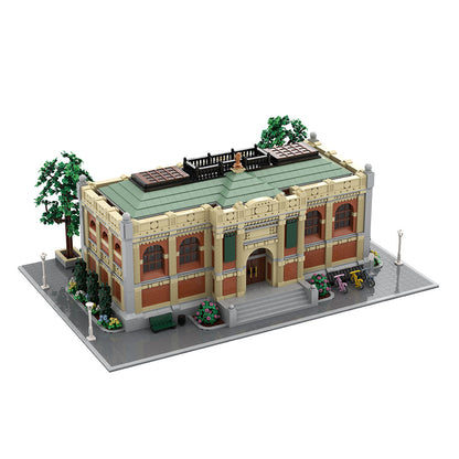 museum building kit | lego compatible moc - 5