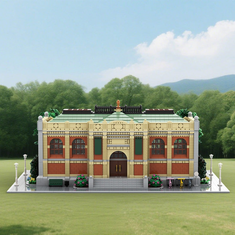 Museum MOC Building Kit | Cultural Architecture Display Model - 3
