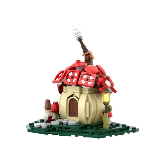 Mushroom Cottage Fantasy MOC Building Kit - 1