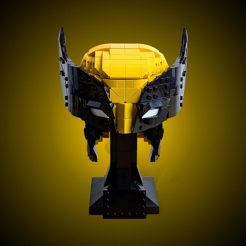 Mutant Hero Cowl Helmet Building Kit | LEGO-Compatible MOC - 1
