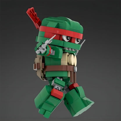 Mutant Ninja Turtle Hero Team 4 Character Building Kit | Compatible MOC - 8