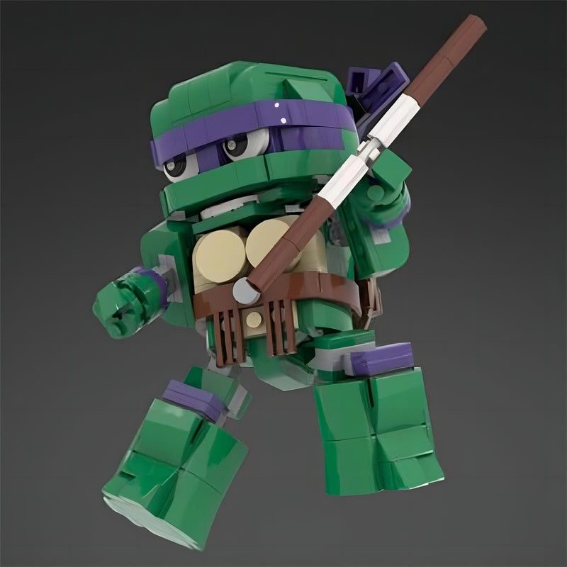 Mutant Ninja Turtle Hero Team 4 Character Building Kit | LEGO-Compatible MOC - 7