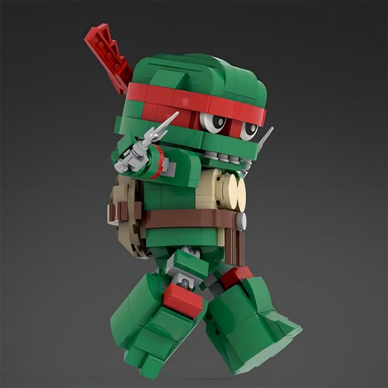 Mutant Ninja Turtle Hero Team 4 Character Building Kit | LEGO-Compatible MOC - 8