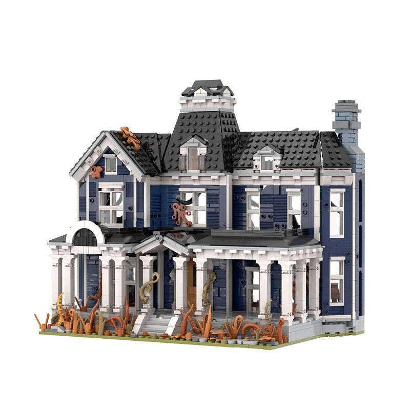 Mysterious Fantasy House MOC Cinematic Diorama Building Kit | Display Model - 5