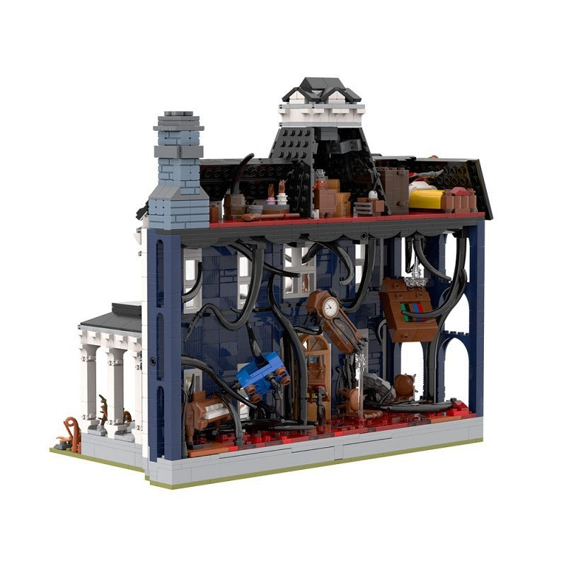 Mysterious Fantasy House MOC Cinematic Diorama Building Kit | Display Model - 7