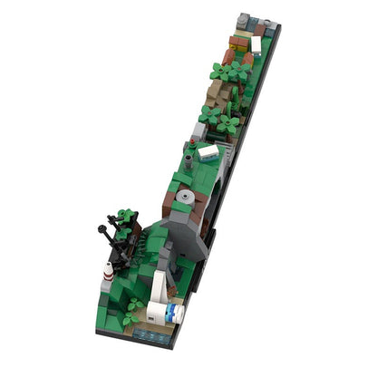 Mysterious Island Survivor Skyline Building Kit | LEGO-Compatible MOC - 2