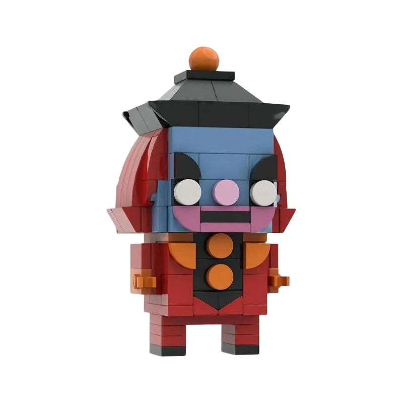 Mystery Cartoon BrickHeadz Style Figures  Building Kits | LEGO Compatible MOC - 8