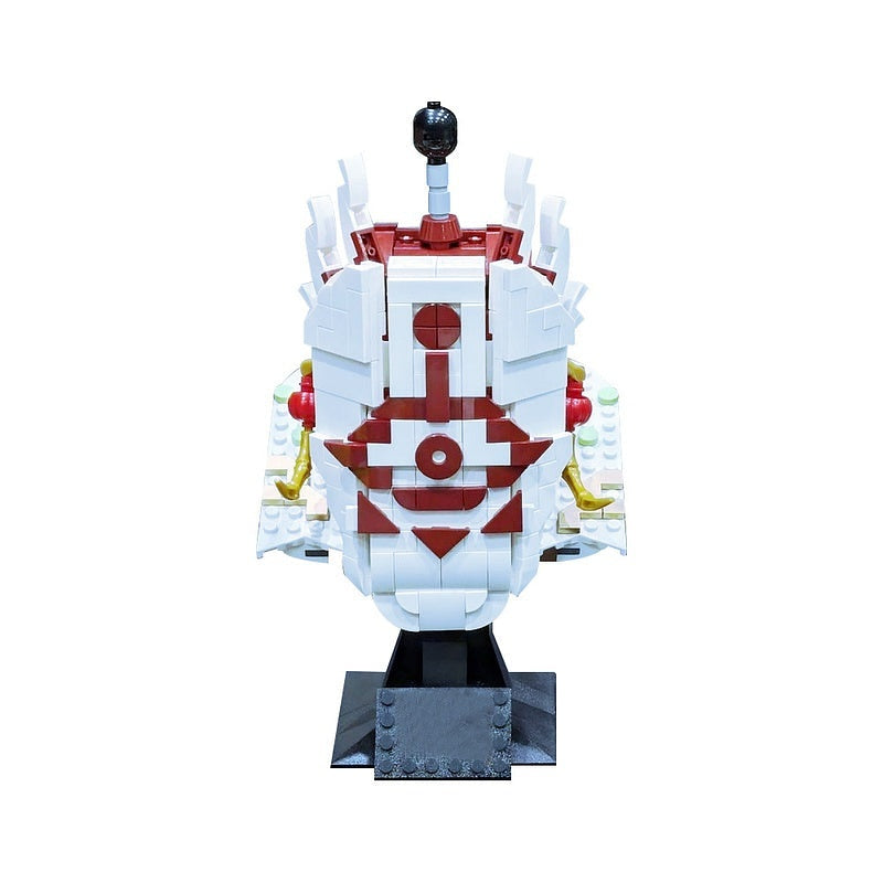 Mystic Ninja Clan Leader Helmet MOC Character Display Building Kit - 4