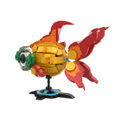 Mystical Fire Creature MOC Building Kit | Fantasy Animal Display Model - 5