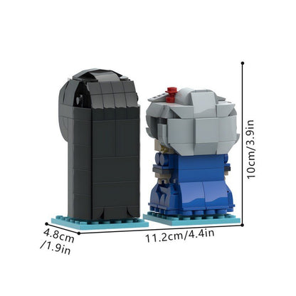 Mystical Spirit Bathhouse Duo Brickheadz Building Kit | LEGO-Compatible MOC - 4