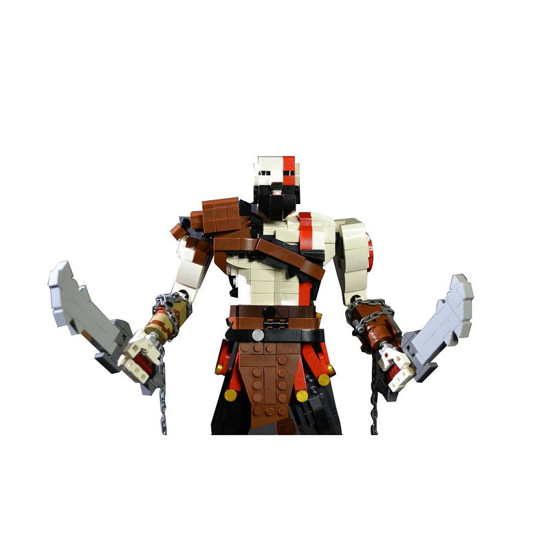 Mythic Spartan Warrior Figure Building Kit | LEGO-Compatible MOC - 2