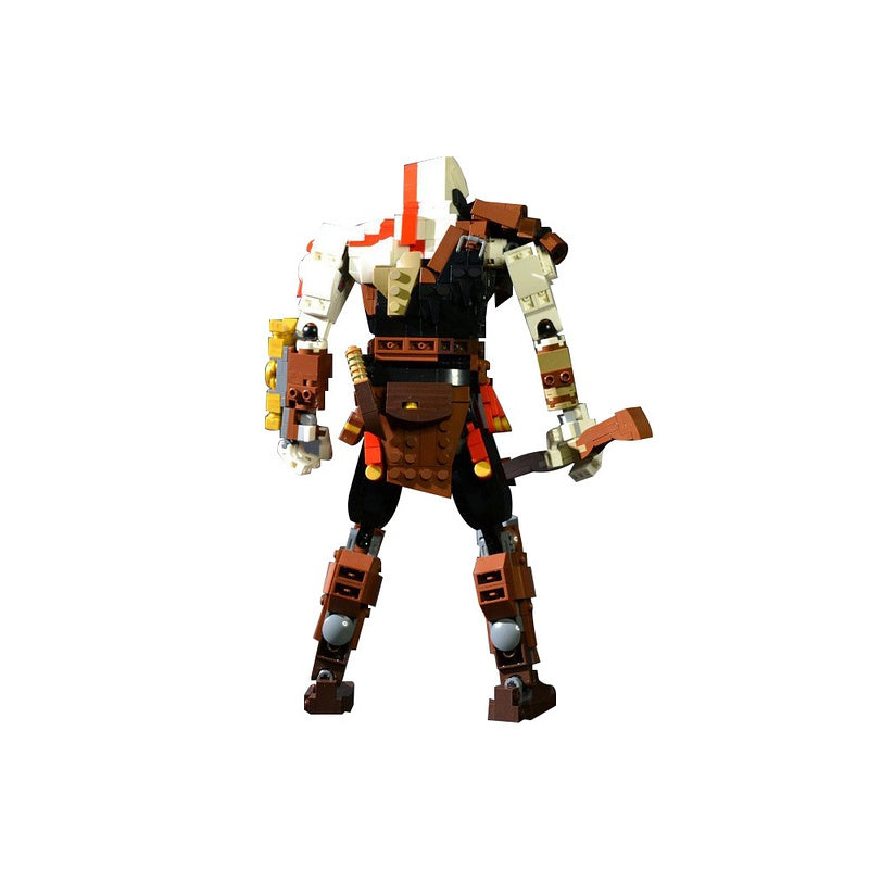 Mythic Spartan Warrior Figure Building Kit | LEGO-Compatible MOC - 3