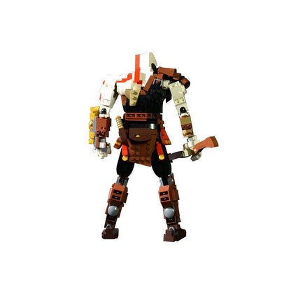 Mythic Spartan Warrior Figure Building Kit | LEGO-Compatible MOC - 3