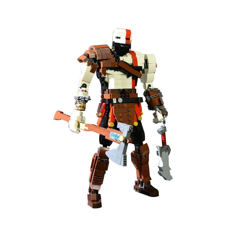 Mythic Spartan Warrior Figure Building Kit | LEGO-Compatible MOC - 5