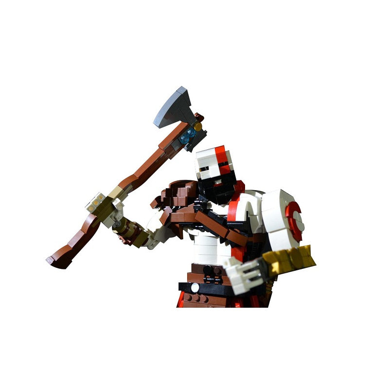 Mythic Spartan Warrior Figure Building Kit | LEGO-Compatible MOC - 6