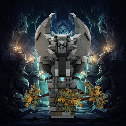 Mythical Creatures V Gargoyle Monster MOC Building Kit | Fantasy Creature Model - 2