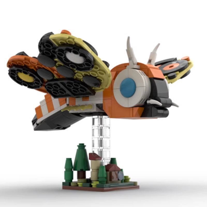 Mythical Guardian Moth BrickHeadz Building Kit | LEGO-Compatible MOC - 3