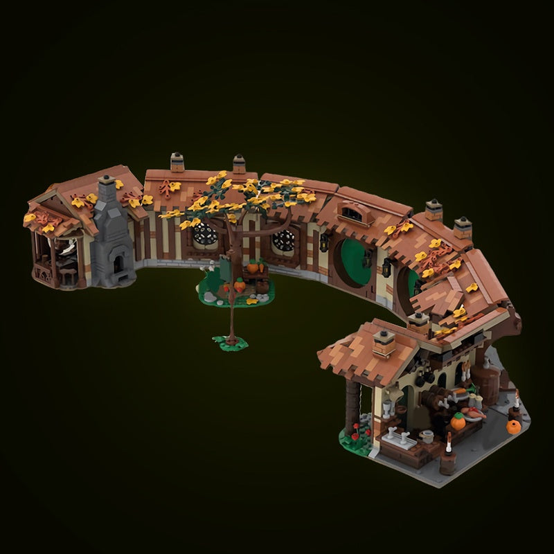 Mythical Halfling Village Green Tavern Building Kit | LEGO-Compatible MOC - 1