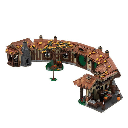 Mythical Halfling Village Tavern MOC Building Kit | Fantasy Architecture - 3