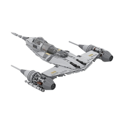 N-1 Galactic Starfighter Bounty Hunter Building Kit | LEGO-Compatible MOC - 4