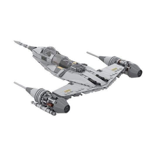 N-1 Galactic Starfighter Bounty Hunter Building Kit | LEGO-Compatible MOC - 4
