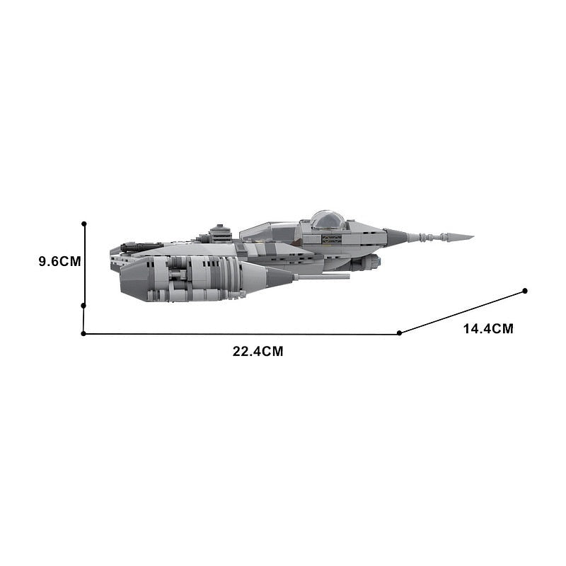 N-1 Galactic Starfighter MOC Bounty Hunter Spacecraft Building Kit - 2