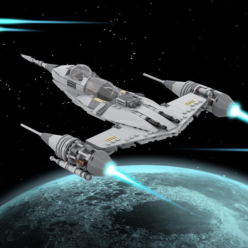N-1 Galactic Starfighter MOC Bounty Hunter Spacecraft Building Kit - 3