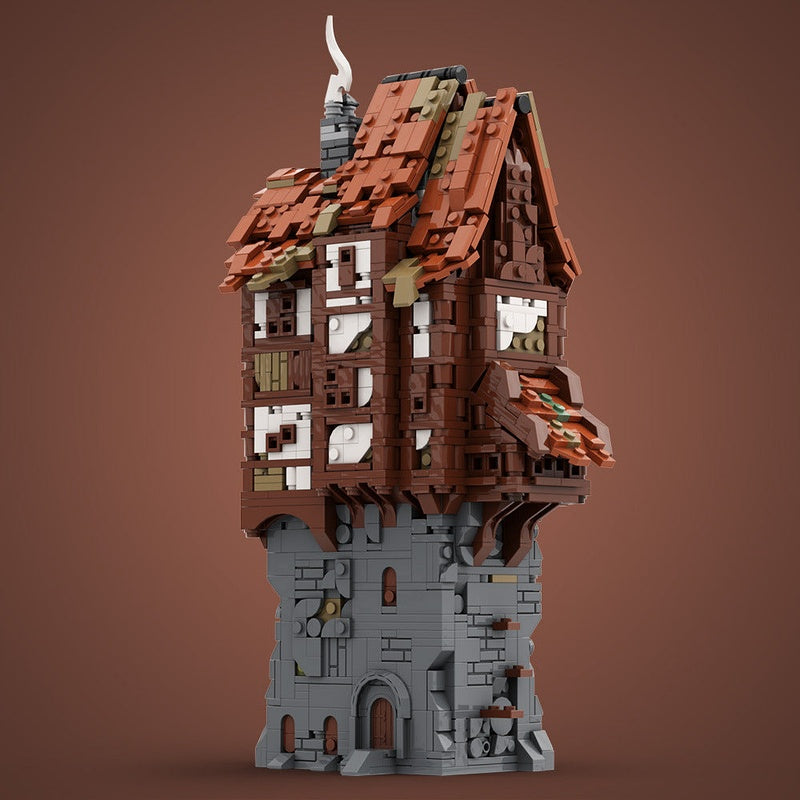 Nameless Village MOC Building Kit | Medieval Fantasy Settlement Model - 3