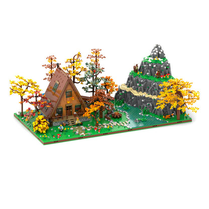 Nature Diorama and Display for set A-Frame Cabin Building Kit | Compatible MOC - 4