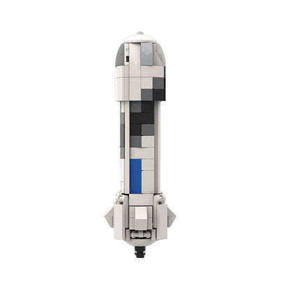 New Shepard Space Rocket MOC Building Kit | 1:110 Scale Model - 1