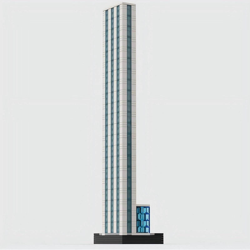 New York 100 West 53rd Street MOC Skyscraper Building Kit - 2