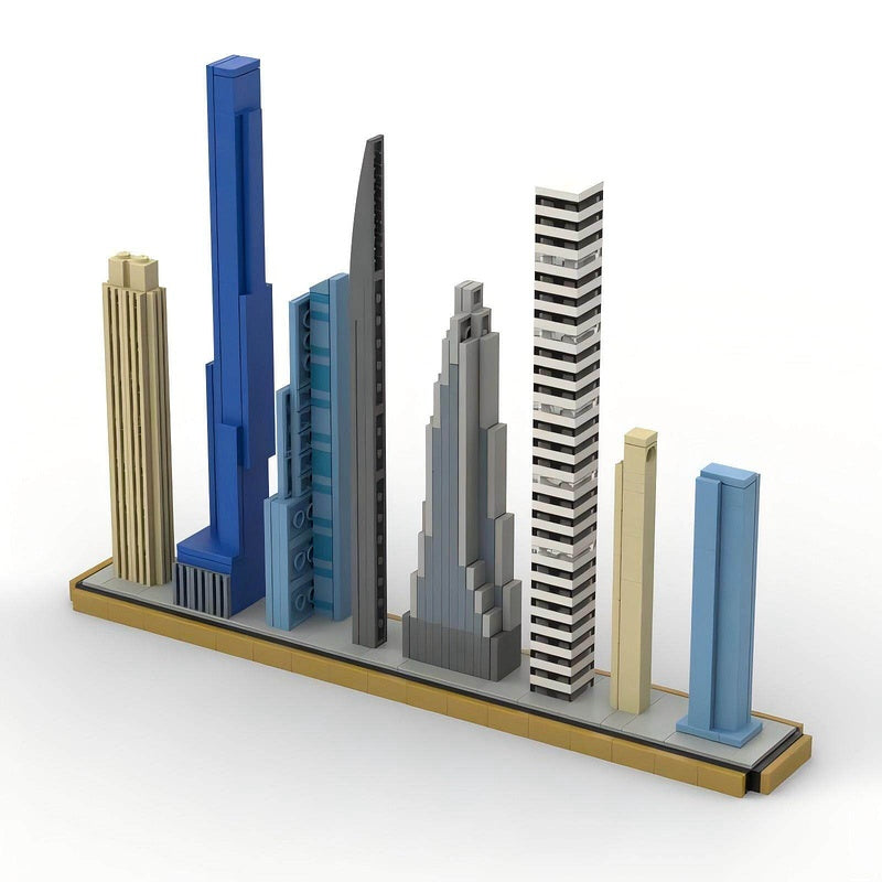 New York Billionaires' Row Skyline Building Kit | LEGO-Compatible MOC - 2